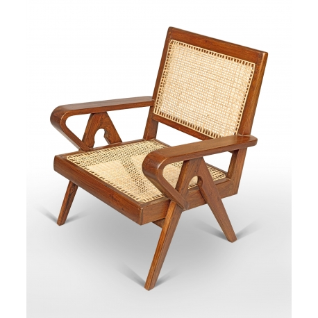 PIERRE JEANNERET. FAUTEUIL EN TECK.