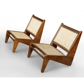 Teak low chair