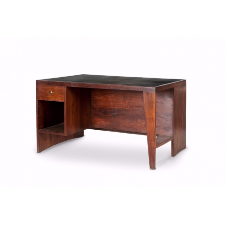 Pierre JEANNERET. Desk known as "office table" in solid teak.