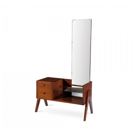 Pierre JEANNERET. Coiffeuse dite "Dressing table" en teck massif.