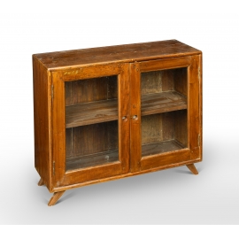 Teak low storage unit