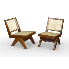 Teak low chair