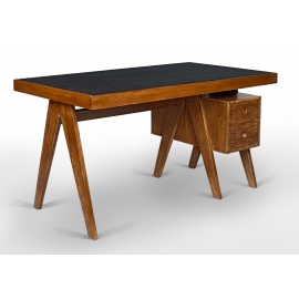 Teak desk.