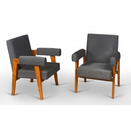 LE CORBUSIER et Pierre JEANNERET. Fauteuil. 