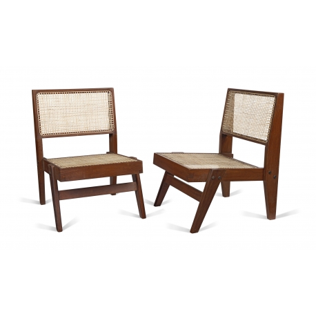 Teak low chair