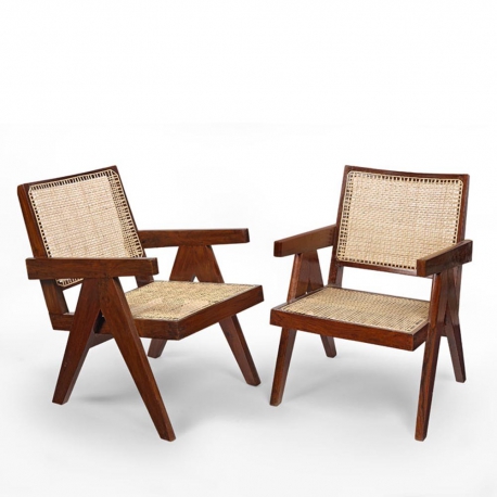 Teak armchair