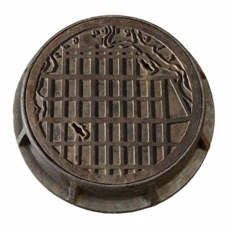 Charles Edouard JEANNERET aka LE CORBUSIER. Manhole cover