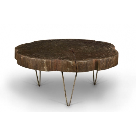 LE CORBUSIER et Pierre JEANNERET. Table basse dite "tree trunk"