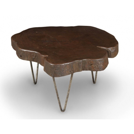 LE CORBUSIER and Pierre JEANNERET. Lounge table known as "tree trunk".