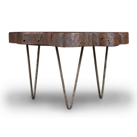 LE CORBUSIER et Pierre JEANNERET. Table basse dite "tree trunk".