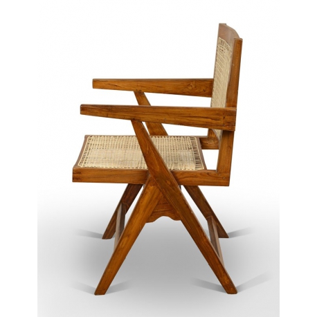 Pierre JEANNERET. Fauteuil.