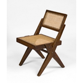 Pierre JEANNERET. Chaise en teck.