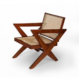 Teak armchair