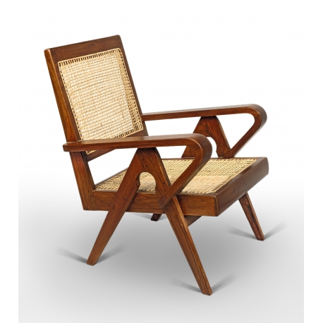 PIERRE JEANNERET. FAUTEUIL EN TECK.