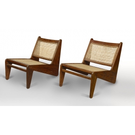 Teak low chair