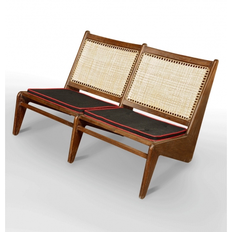 Pierre JEANNERET. Teak bench.