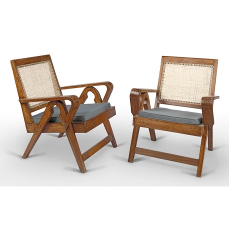 Teak armchair